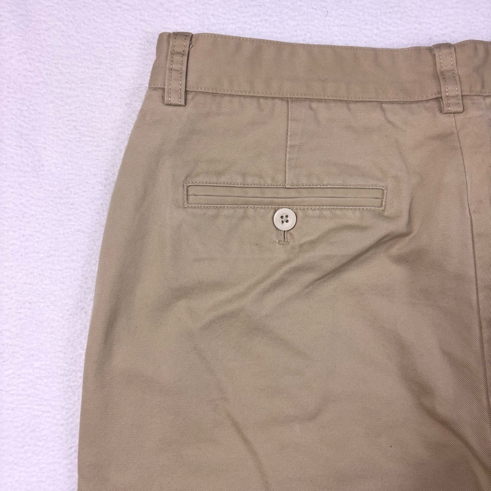 Vineyard Vines Men's Khaki Flat Front Cotton Chino Pants (32/32) - Picture 8 of 14